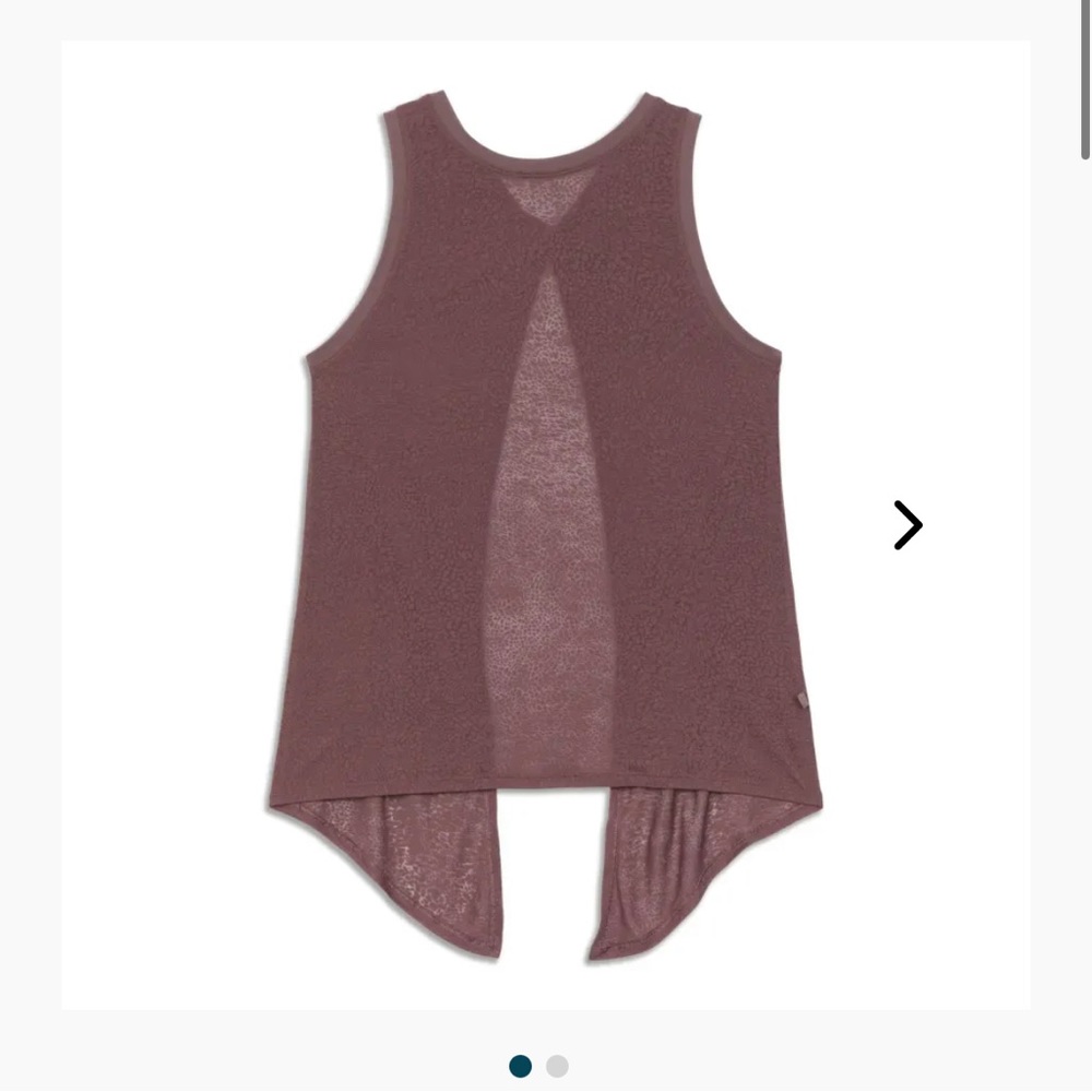 Lululemon tank top size 4